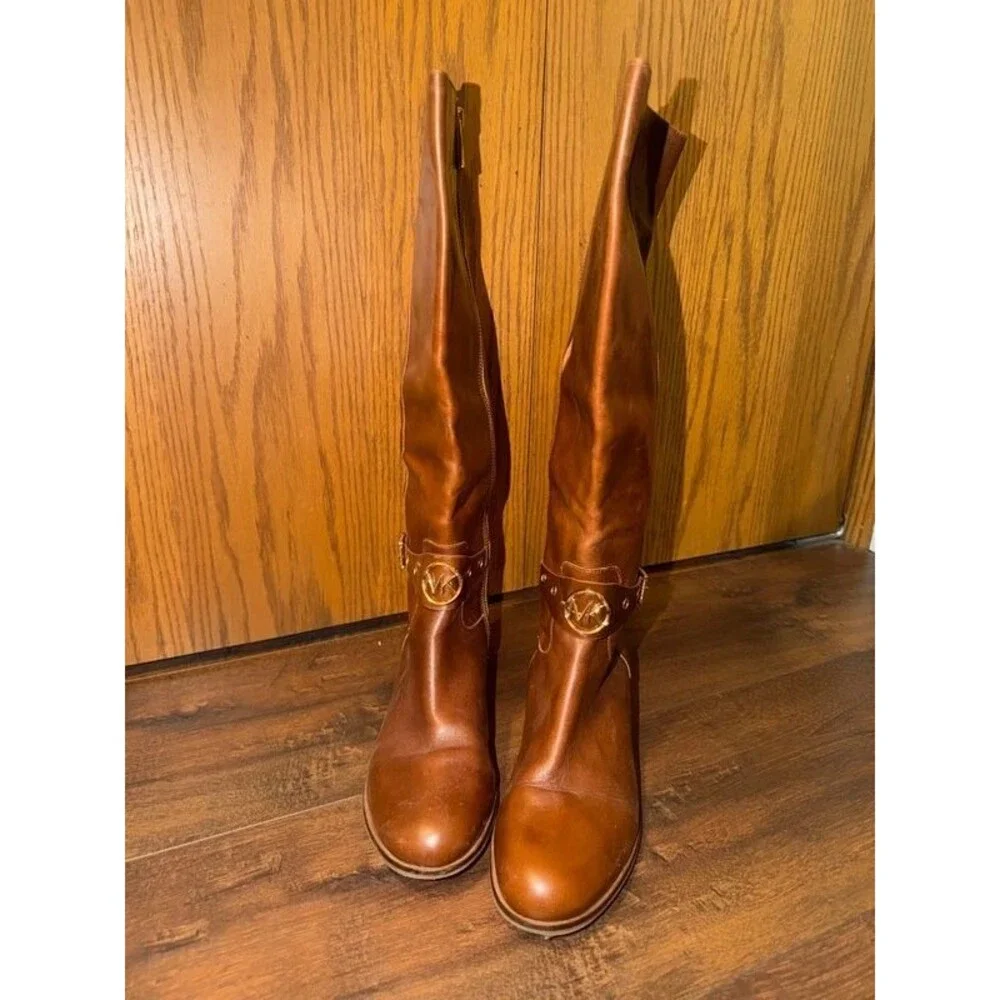 Michael Kors Leather Boots, Sz 8.5